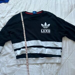 ADIDAS IXXII OVERSIZED FIT PULL OVER SWEATER